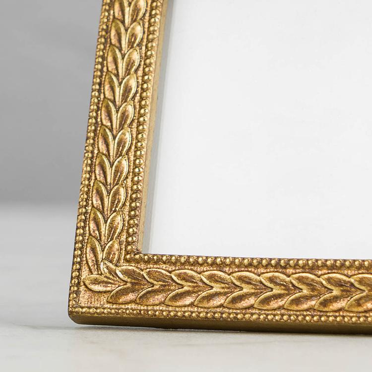 Квадратная рамка для фото с лиственным кантом Flowery Photo Frame Square